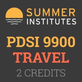 Summer Institutes - Travel Course PDSI 9900 2 Credits