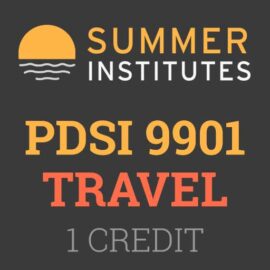 Summer Institutes - Travel Course PDSI 9901 1 Credit